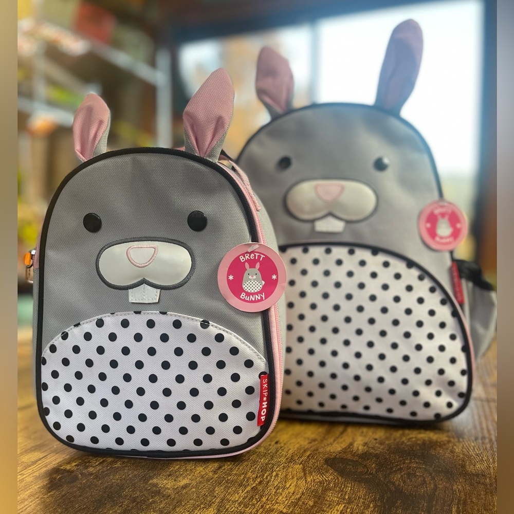 Skip Hop Polka Dot Bunny Bag Set